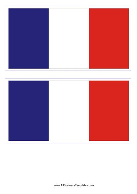 france flag image to print